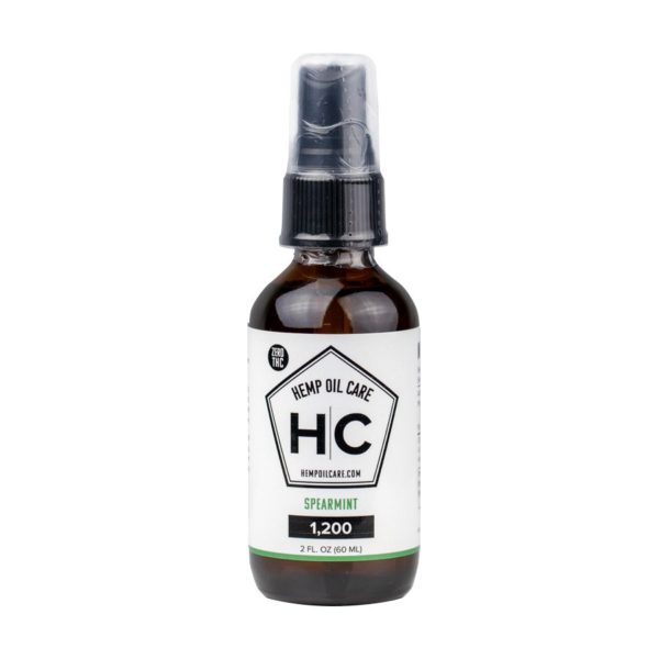 Hemp Oil Care 1200mg Spearmint product image